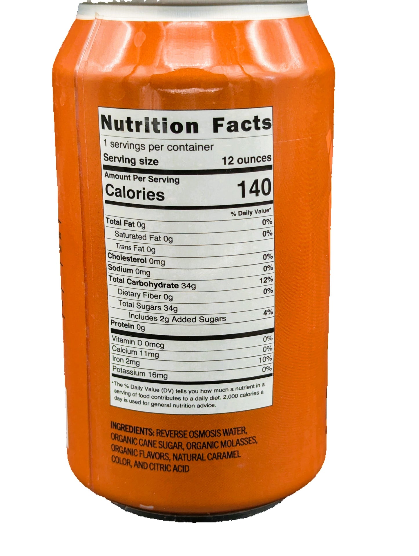 Organic Root Beer, 100% Organic Craft Soda with Real Vanilla, Molasses and Birch