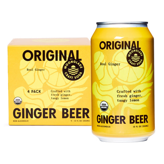 Original Ginger Beer, 100% Organic Craft Soda/Mixer with Real Ginger