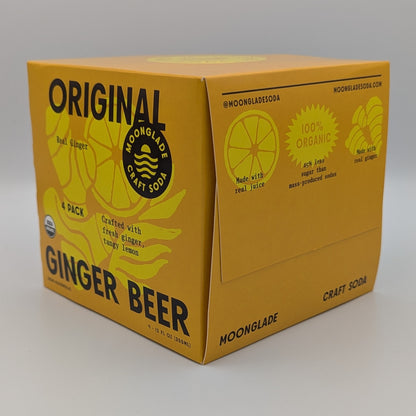 Original Ginger Beer, 100% Organic Craft Soda/Mixer, Loaded with Fresh Ginger