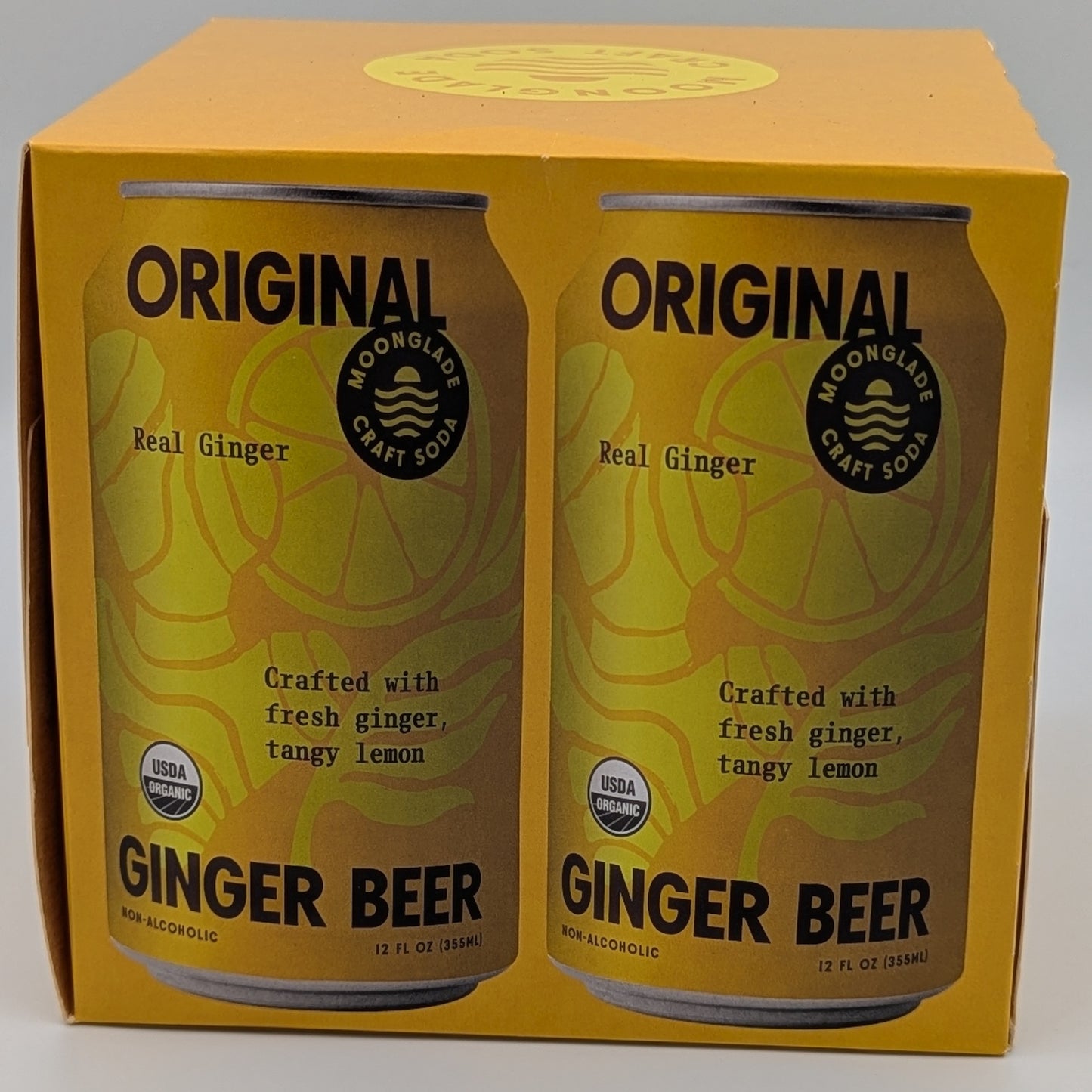 Original Ginger Beer, 100% Organic Craft Soda/Mixer, Loaded with Fresh Ginger