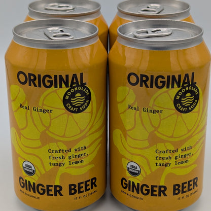 Original Ginger Beer, 100% Organic Craft Soda/Mixer, Loaded with Fresh Ginger