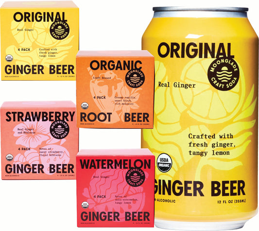 Variety Pack of Moonglade Craft Soda