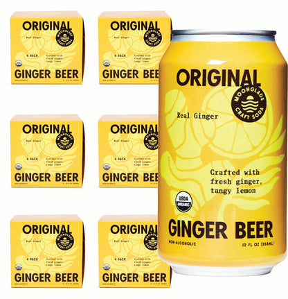 Original Ginger Beer, 100% Organic Craft Soda/Mixer, Loaded with Fresh Ginger